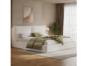 Lit coffre 180x200 cm MAISENTIEL   coloris beige