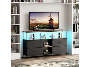 Meuble tv coloris noir 108 cm SANS MARQUE