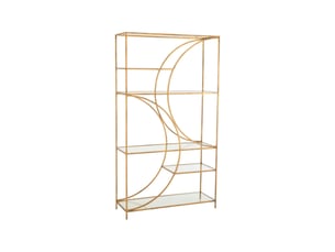 Etagère coloris doré  