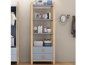 Bibliotheque coloris bicolore 4 étagère(s) <strong>DESVIAE</strong> <strong></strong> - 70 cm x 180 cm