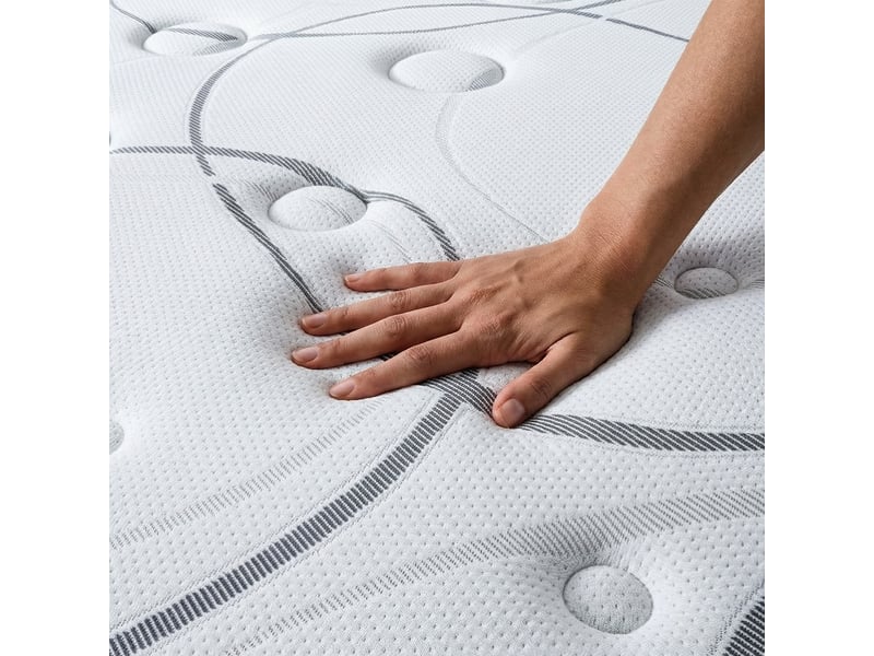  Matelas ressorts ensachés concorde - 26 cm -  80x200 cm - blanc 3MA503.0820 - Conforama E