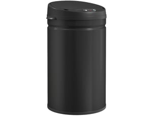 Poubelle à capteur 30 l 32 x 30,5 x 51 cm – noire – ouverture sans contact et fermeture douce