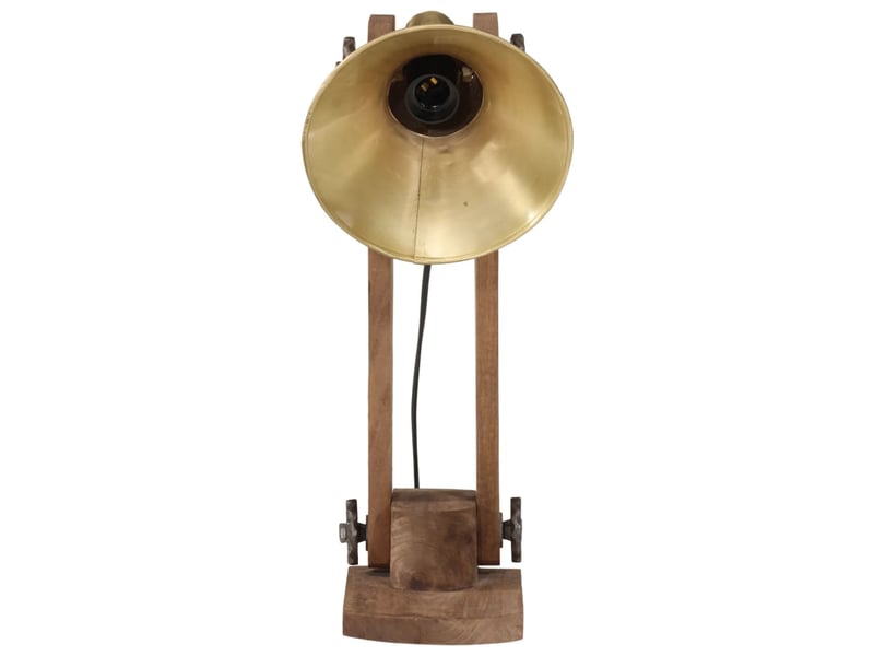  Lampe de bureau 25 w laiton antique 23x13x52 cm e27  - Conforama C