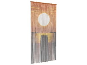 Rideau de porte anti-insectes, moustiquaire multicolore 100 x 200 cm bambou cf43590