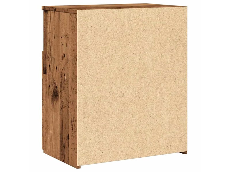  Table de chevet - cabinet de chevet - table de nuit vieux bois 50x32x60 cm bois d'ingénierie  - Conforama E