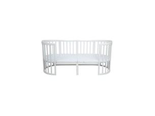 Lit bébé 90x190 cm   EX-W coloris blanc