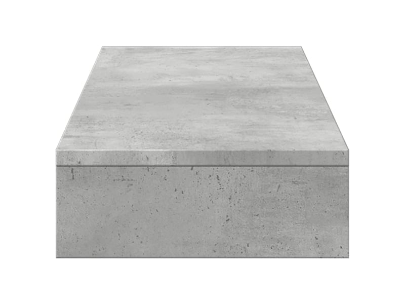  Support de moniteur table meuble bureau 100 x 27 x 10 cm bois d'ingénierie gris 02_0044834  - Conforama C