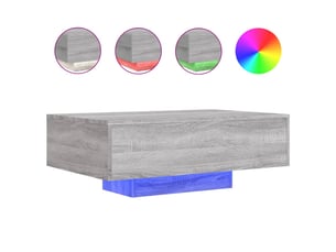 Table basse rectangulaire coloris gris