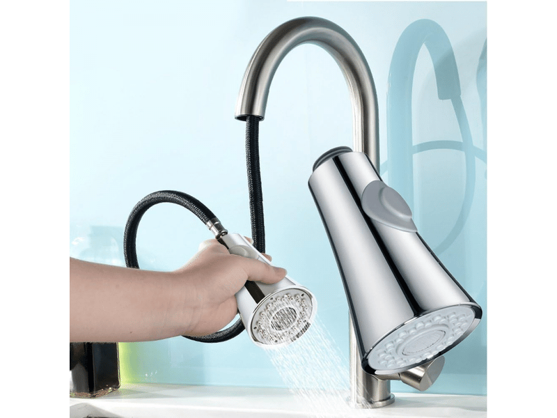  Cuarto de baño moderno grifo de la cocina pull out spray cabezal universal de 12-pulgada grifo cabeza de parte de reemplazo  - Conforama B