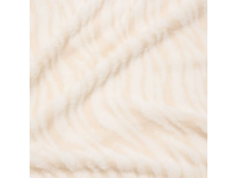  Plaid boucly 120x160cm vagues beige BOUCLY - Conforama C