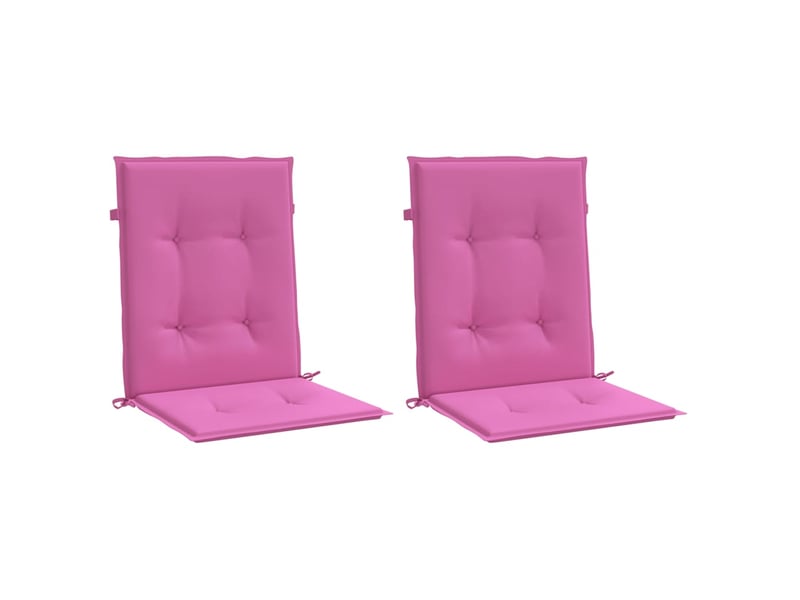  Lot de 2 coussins de dossier,  coussins de dos, tissu oxford rose cf59451  - Conforama C