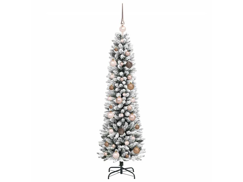  Sapin de noël artificiel, arbre de noël blanc 150 cm pvc, métal et plastique shl1178  - Conforama D