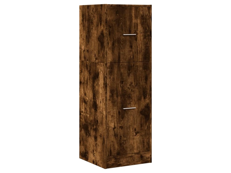  Meuble de rangement, armoire d'apothicaire chêne fumé 40x41x118 cm bois d'ingénierie  - Conforama D