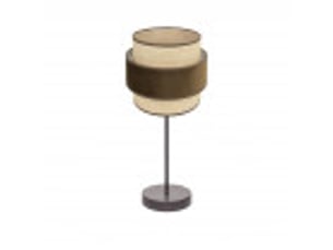 Lampe à poser fabrilamp reyes marronnaturel-marron 1 x e14 43 x 18 x 18 cm