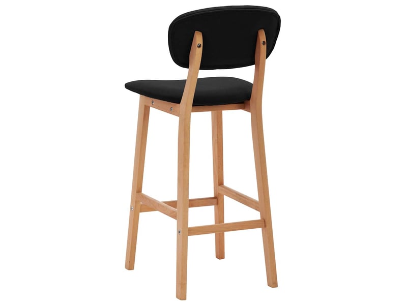  Lot de 2 tabouret de bar, chaise de bar noir tissu shl14929  - Conforama E