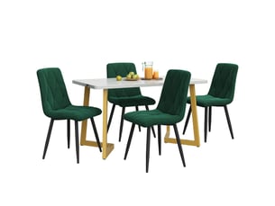 Ensemble table rectangulaire 0 banc(s) 4 chaise(s) 0 tabouret(s) inclu(s) <strong>MODENUIT </strong> <strong></strong> 