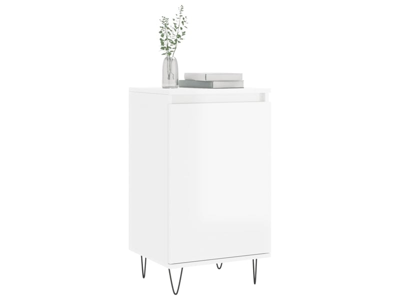  Buffets 2 pcs - bahut - meuble de rangement blanc brillant 40x35x70 cm bois d'ingénierie  - Conforama C