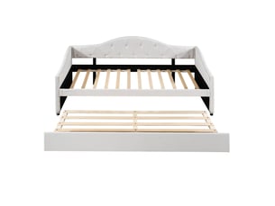 Lit banquette 90x200 cm <strong>OXEZA</strong>  <strong></strong> coloris beige