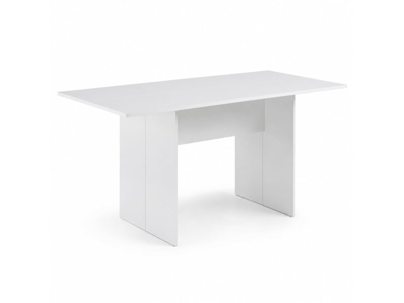 The white stone console extensible blanche gain de place transformable | table console extensible cuisine salon | 120x3570x76 cm - Conforama A