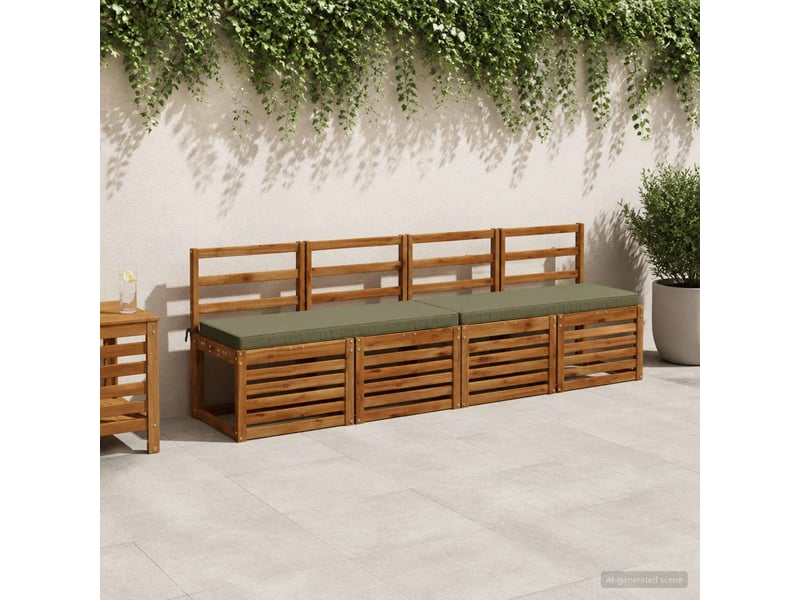  Coussin de banc, coussin d'assise, coussin pour chaisecanapé 1 pièce vught 100 % polyester vert olive cf52417  - Conforama B