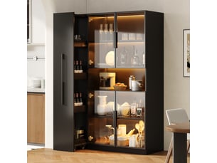 Vitrine coloris noir  <strong>SAPGAKS</strong> <strong></strong> - 110 cmx160 cm