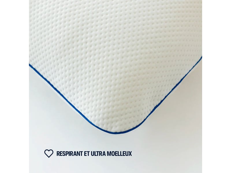  Oreiller memory air - mémoire de forme - à l'unité - 50x70 cm Memory Air - Conforama E