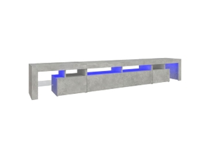 Meuble tv coloris gris 260 cm <strong></strong>  <strong></strong>
