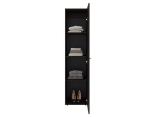 Armoire     TUHOME CONCEPT  coloris bois foncé largeur 40 cm