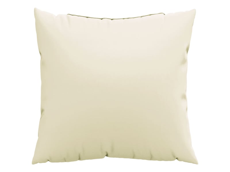  Lot de 4 coussins de canapé, coussins décoratifs crème 60x60 cm tissu cf59235  - Conforama C