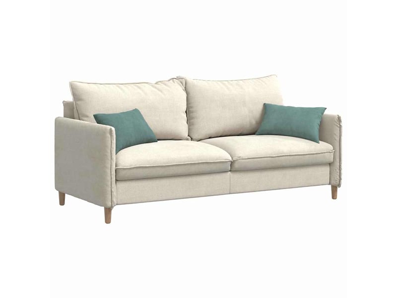  Lot de 2 coussins de canapé, coussins décoratifs vert mer 50 x 30 cm cf59213  - Conforama C