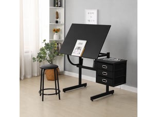 Plateau 116 cm coloris noir