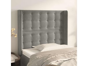 Tete de lit A poser largeur 83 cm <strong></strong> <strong></strong> argenté
