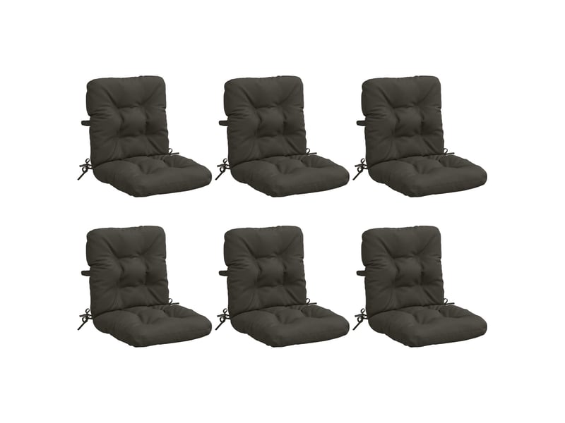  Lot de 6 coussins de chaise à dossier haut vianen cf59408  - Conforama A