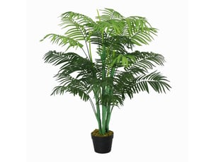 Palme artificielle 125cm avec 18 frondes pour le salon balcon