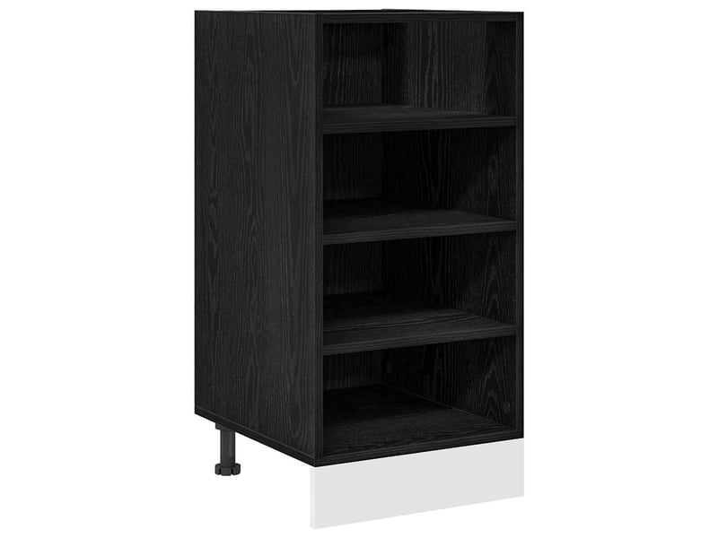 Meuble de cuisine bas chêne noir 40x44,5x81,5cm - Conforama A