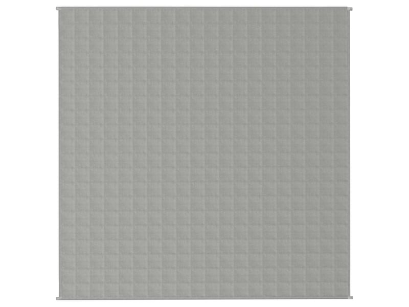 Couverture lestée adulte gris 200x200 cm 13 kg tissu shl2584 - Conforama C