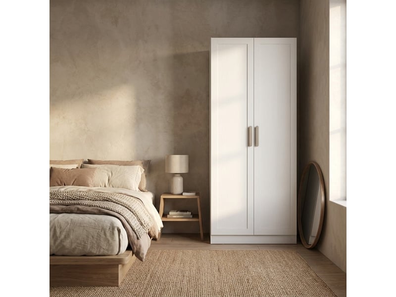  Armoire penderie 2 portes avec étagères infinite  - Conforama B