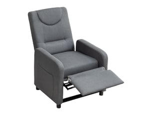 Fauteuil relax manuel MEULVA Tissu gris