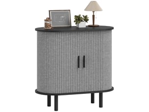 Buffet 2 porte(s)   PANGIVO  - 80 cm coloris gris 