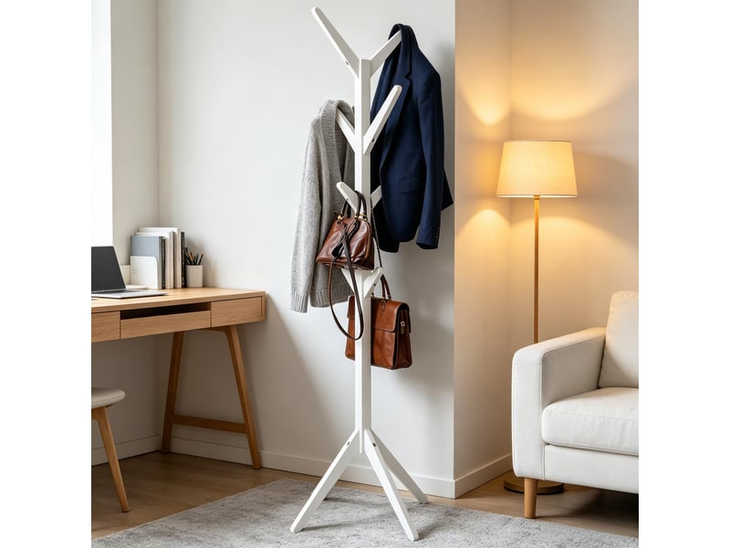  Porte-manteau en bois, porte-manteau design moderne, porte-manteau de salon (uniquement avec porte-manteau) 1005001940784130-1 - Conforama C