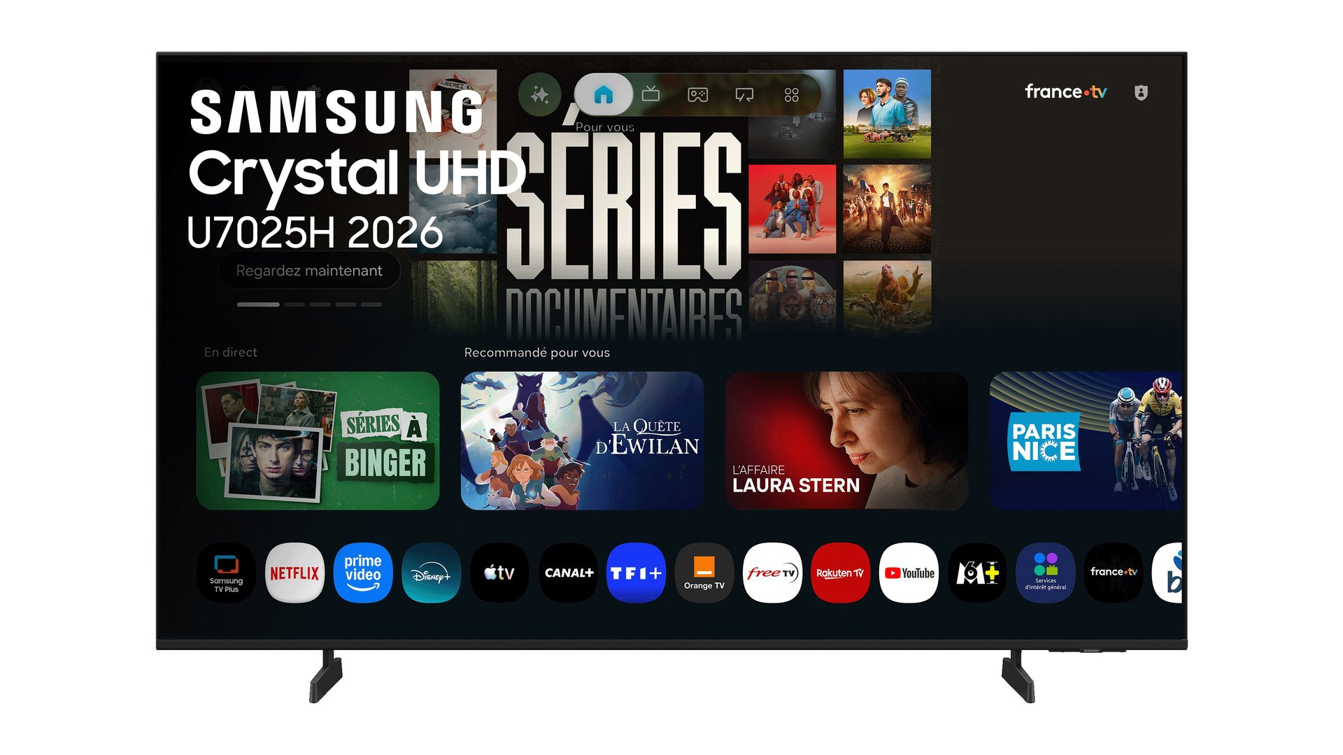 SAMSUNG TV 189 cm UHD 4K Led SAMSUNG TU75U7025HUXXC Noir 100.59 Conforama