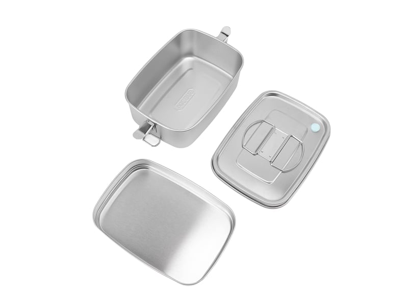  Boîte à lunch double couche en acier inoxydable boîte portable de 1,5 l pour étudiants, employés de bureau, cantine, pique-niqu  - Conforama E