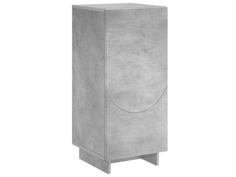  Buffet salon, buffet de rangement gris béton 33,5x34,5x75 cm bois d'ingénierie shl14256  - Conforama A