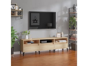 Meuble tv coloris marron 150 cm <strong></strong>  <strong></strong>