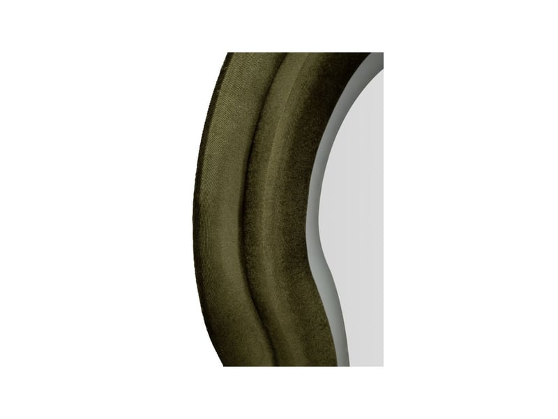  Miroir mural led ondulé velluto 160cm vert  - Conforama C