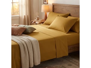 Drap plat en percale de coton confort