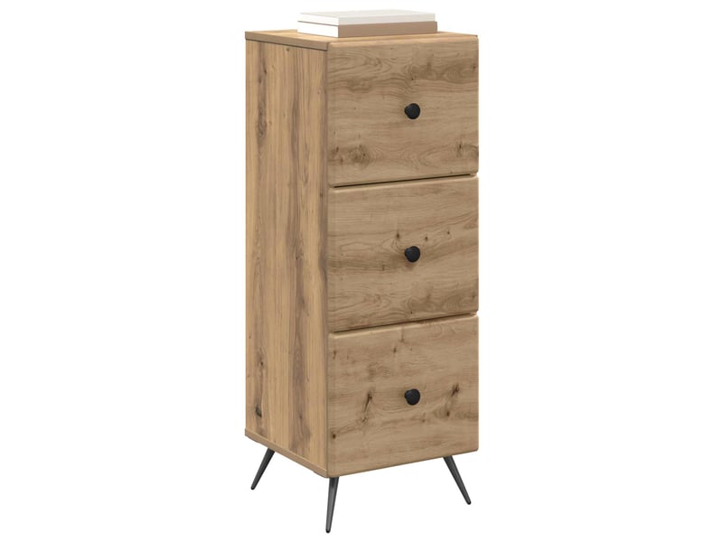 Armoire de rangement bureau, armoire à tiroirs 33 x 34.5 x 90 cm bois d'ingénierie shl596 - Conforama C