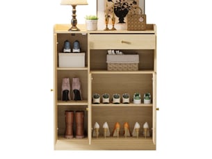 Meuble à chaussures 10 paire(s)  <strong></strong>  <strong></strong> coloris naturel