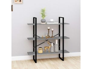 Bibliotheque coloris  gris  <strong></strong> <strong></strong> - 100 cm x 105 cm