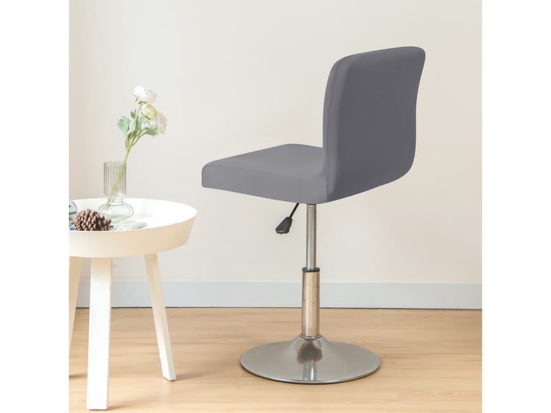  Housse de tabouret de bar colouris gris lot de 4, 51 x 46 cm XLH-ZLS-011919ZLS - Conforama C